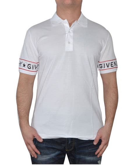 givenchy white long sleeve|givenchy polo shirts.